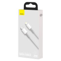 Baseus cable High Density PD USB-C - Lightning 1,0 m white 20W