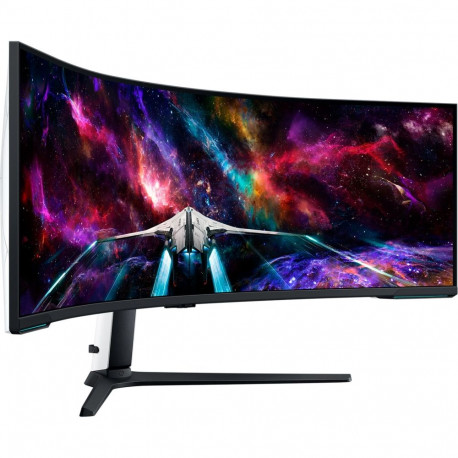 SAMSUNG Odyssey Neo G95NC S57CG954NU, gaming monitor - 57 - white/black, UWUHD, AMD Free-Sync, G-Syn