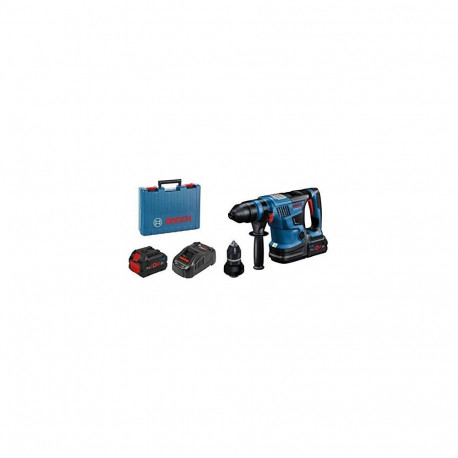 Akku-Bohrhammer GBH 18V-34 CF Professional (blau/schwarz, 2x Akku ProCORE18V 8,0Ah, Bluetooth Modul,