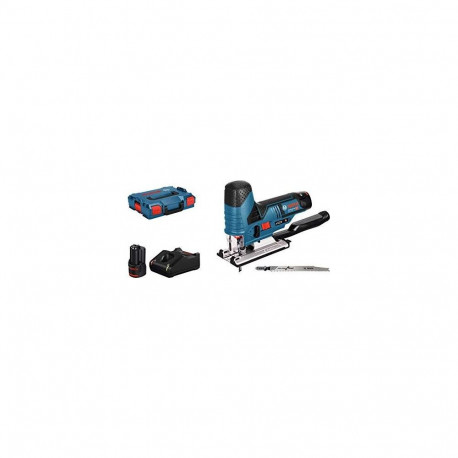 Bosch cordless jigsaw GST 12V-70 Professional, 12 volts (blue / black, L-BOXX, 2x Li-ion batteries 3