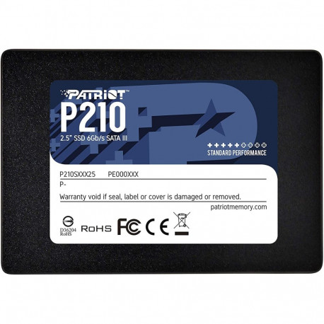 Patriot P210 256 GB, SSD (black, SATA 6Gb / s, 2.5 ")