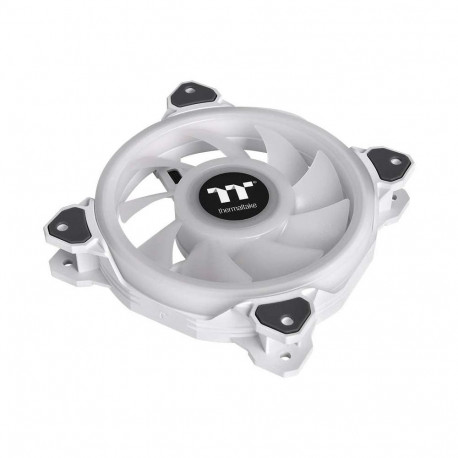 Riing Quad 12 RGB Radiator Fan TT Premium Edition 3 Pack (weiß, 3er Set, 1x Controller, 120 mm)