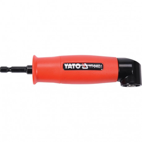 Yato YT-04631 angle adapter 155mm, 1/4" hex, 13Nm, 400min⁻¹, 90°, steel/PVC