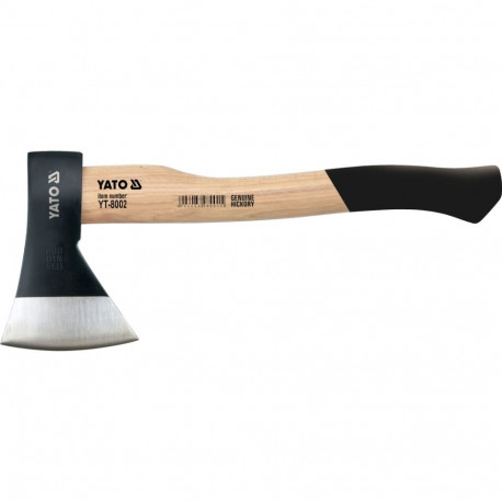 Yato YT-8002 chopping axe, 800g, 380mm, carbon steel, hickory handle, GRD, DIN 5131, cold forged