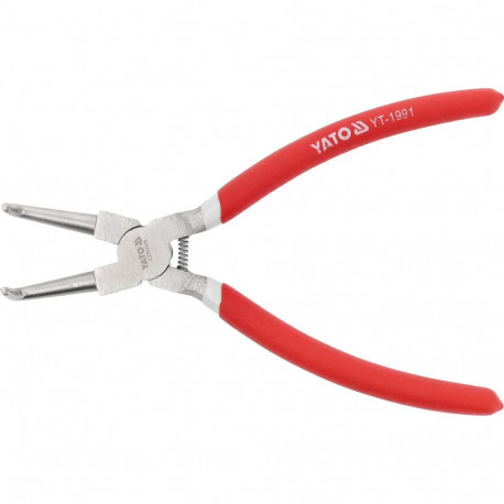 Yato YT-1991 internal circlip pliers, 225 mm, 35-100 mm, 50CrV, DIN 5254, GRD