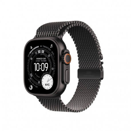 Watch Ultra 3 GPS + Cellular 49mm Black Titanium Case with Black Titanium Milanese Loop - Medium