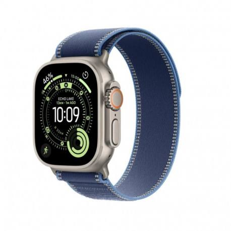 Watch Ultra 3 GPS + Cellular 49mm Natural Titanium Case with Blue/Bright Blue Trail Loop - M/L