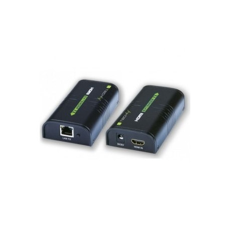 Extender/HDMI splitter after cable Cat.5e/6/6a/7 up to 120m, over IP, black