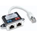 Splitter RJ45x2 shielded