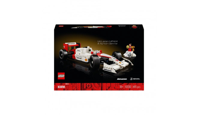 LEGO Icons McLaren MP4/4 ja Ayrton Senna (10330)
