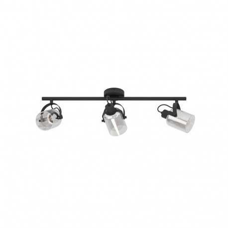 SPOT LIGHT BERREGAS 3XE27 BLACK/CHROME