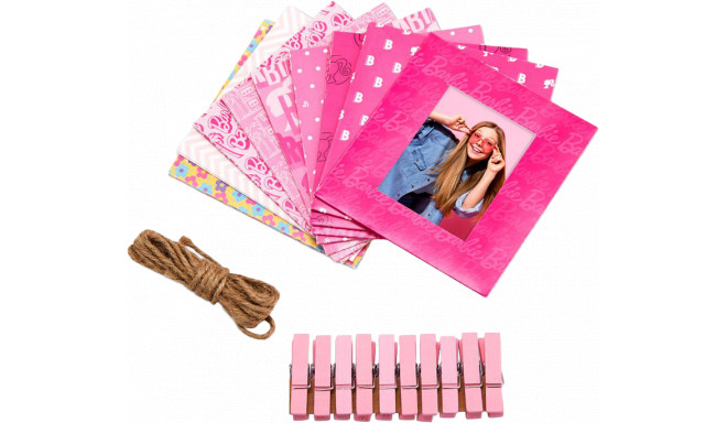 Kodak x Barbie picture hanging set Barbie Frame Squares/Clips/String