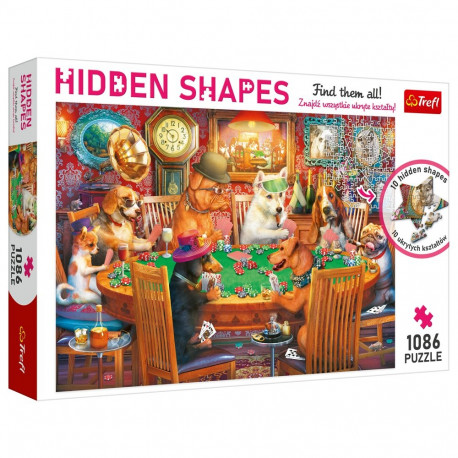 TREFL Puzzle Hidden shapes Dogs 1000 pcs