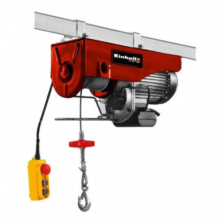Einhell cable hoist TC-EH 1000, cable winch (red, 1,600 watts)