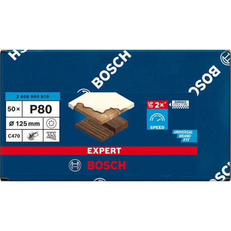 Expert liivapaberketas C470 Ø125mm K80 (50 Stück, ekstsentriklihvija jaoks)