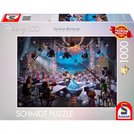 Schmidt Spiele Thomas Kinkade Studios: Disney 100th Celebration Special Edition 1, Jigsaw Puzzle (10