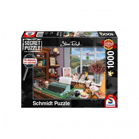 Schmidt Spiele Puzzle Steve Read: At the Desk (Secret Puzzle)
