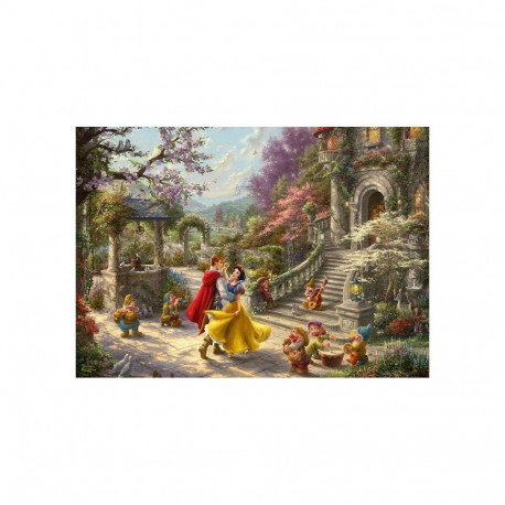 Thomas Kinkade Studios pusle 1000-osaline Disney Lumikene tants printsiga