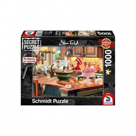 Schmidt Spiele Puzzle Steve Read: At the Kitchen Table (Secret Puzzle)