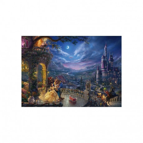 Thomas Kinkade pusle Disney kaunitar ja koletis