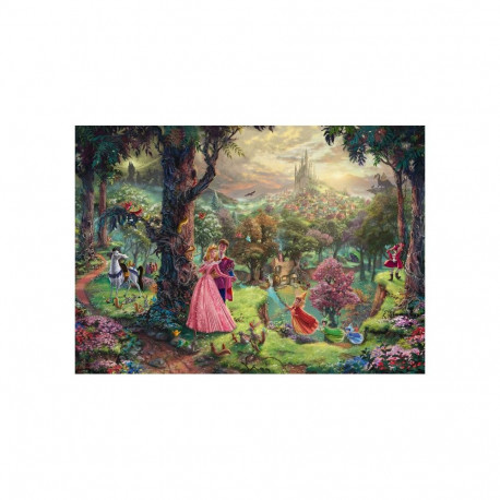 Thomas Kinkade pusle Disney uinuv kaunitar