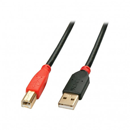 USB 2.0 Aktivkabel, USB-A Stecker > USB-B Stecker (schwarz, 15 Meter)