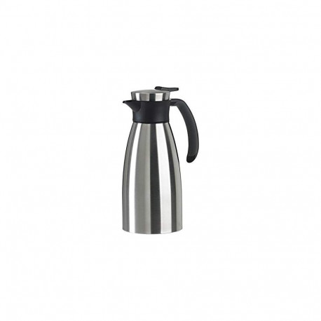Emsa Vacuum jug SOFT GRIP, 1 liter (stainless steel/black, Quick Tip closure)