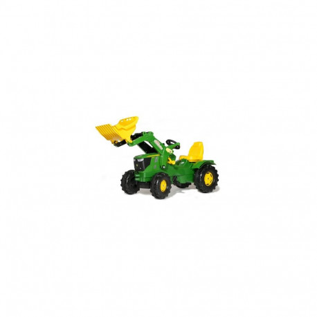 Pedaalidega traktor John Deere 6210R kopaga