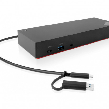 The ThinkPad Hybrid USB-C with USB-A Dock (40AF0135EU) is a universal docking stati