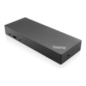 Lenovo ThinkPad Hybrid USB-C koos USB-A dokk, max 2 ekraani, USB-C dokk, Ethernet LAN (RJ-45) port 1