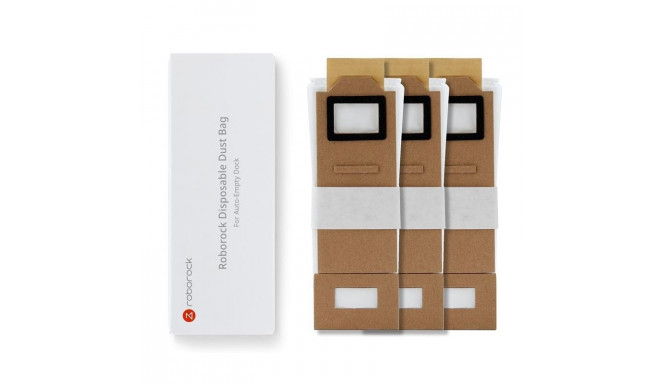 Vacuum Cleaner Accessory|ROBOROCK|Disposable Dust Bag 3pcs|White|For S7 White/S7 MaxV White/ S7 Blac