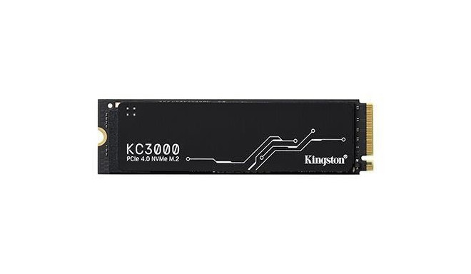 SSD|KINGSTON|KC3000|2TB|M.2|NVMe|3D TLC|Write speed 7000 MBytes/sec|Read speed 7000 MBytes/sec|MTBF 