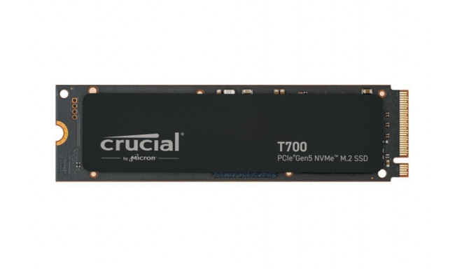 SSD|CRUCIAL|T700|2TB|M.2|PCIe Gen5|NVMe|TLC|Write speed 11800 MBytes/sec|Read speed 12400 MBytes/sec