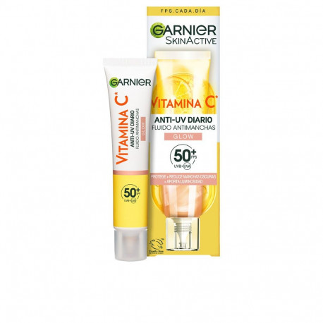GARNIER VITAMINA C fluido antimanchas SPF50+ #glow 40 ml