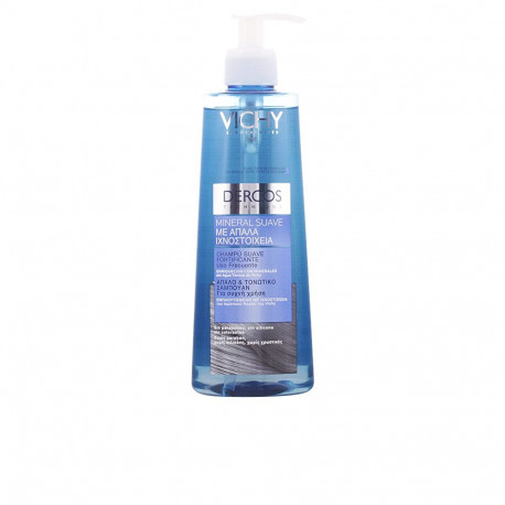 VICHY DERCOS TECHNIQUE champú mineral uso frecuente limpieza suave y efectiva 400 ml