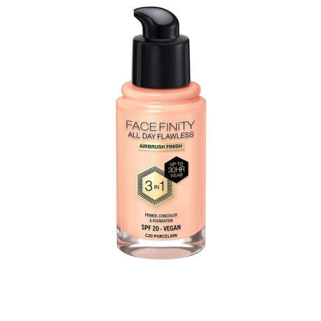 Max Factor jumestuskreem Facefinity All Day Flawless 3 in 1 30ml, #C30-portselan