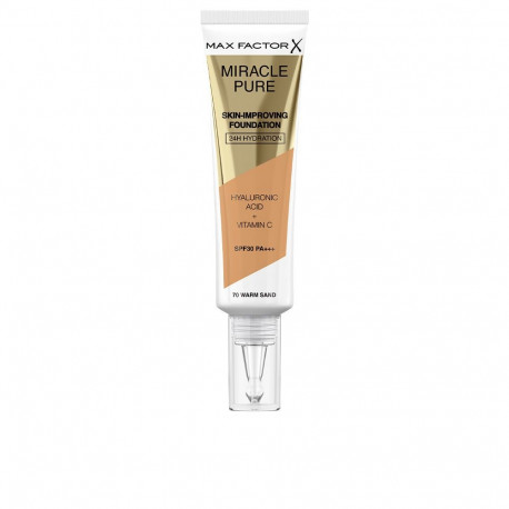 Max Factor jumestuskreem Miracle Pure SPF30, #70-warm sand