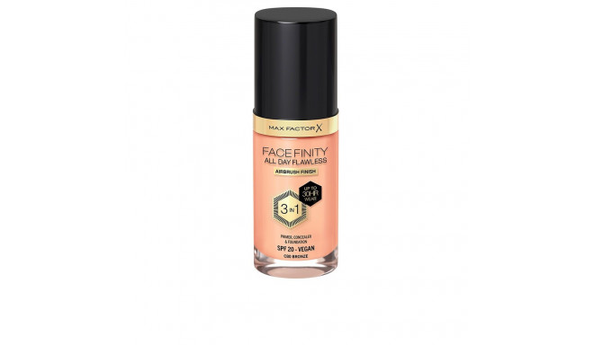 MAX FACTOR FACEFINITY 3IN1 primer, concealer & foundation #80-bronze 30 ml