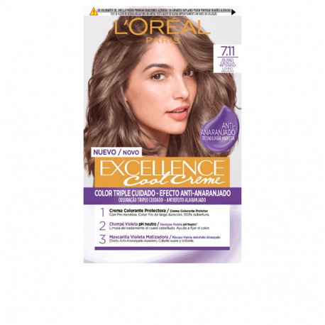 L'Oréal Paris juuksevärv Excellence Cool #7,11 192ml, intensiivne tuhkblond