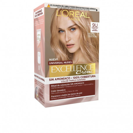 L'Oréal Paris juuksevärv Excellence Nudes #9u 5u, väga hele blond