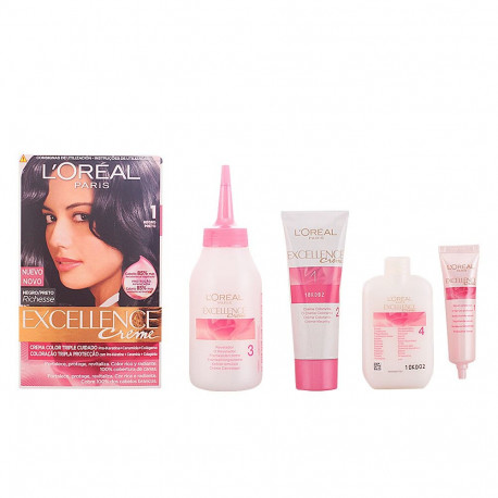 L'Oréal Paris juuksevärv Excellence Creme #1 192ml, must