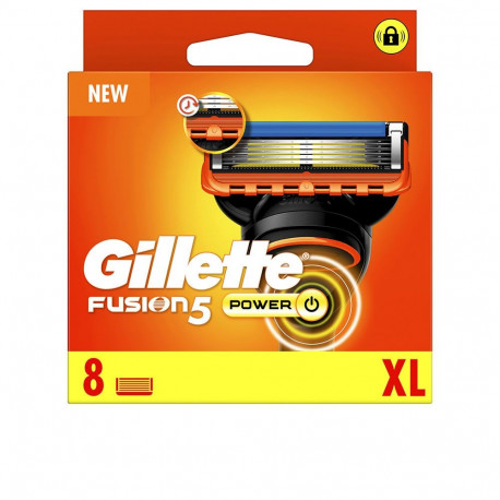 GILLETTE FUSION 5 POWER cargador 8 recambios