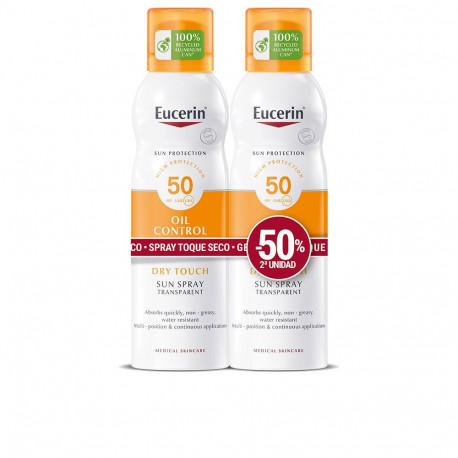EUCERIN SUN SENSITIVE PROTECT spray SP50+ promo 2 x 200 ml