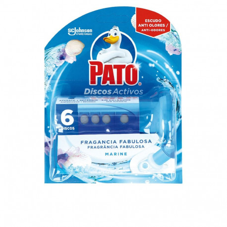 PATO WC DISCOS ACTIVOS aparato + 6 recambios #frescor marino 7 u