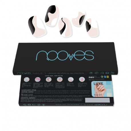 Nooves geelküünte kleebised premium glam #so twirl 20tk