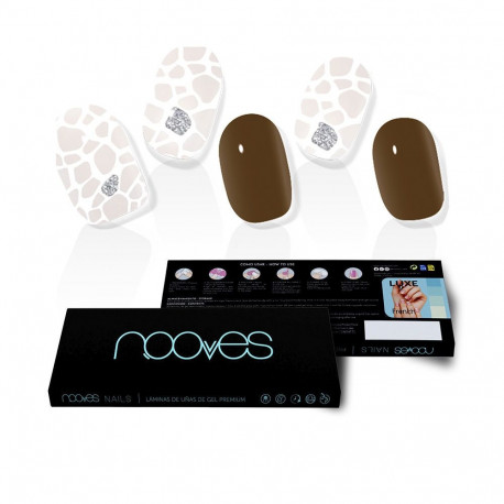 NOOVES geelküünte kleebised suzanne premium glam #glitter 20tk