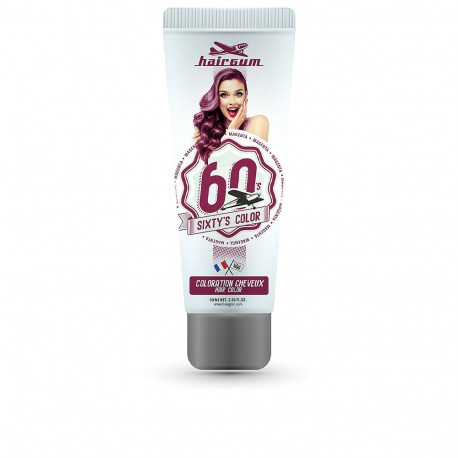 HAIRGUM SIXTY'S COLOR hair color #magenta