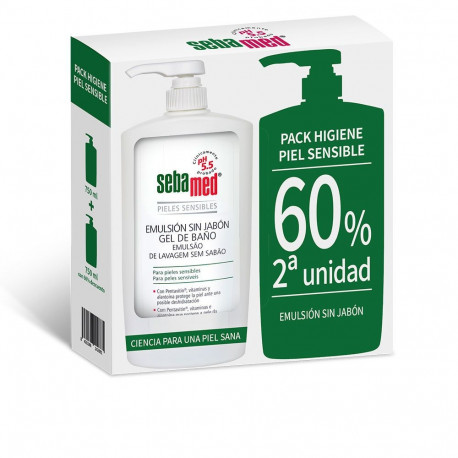 SEBAMED EMULSIÓN SIN JABÓN gel de baño 2 x 750 ml