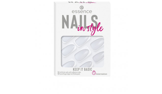 Essence kunstküüned NAILS IN STYLE #15-keep it basic 12tk