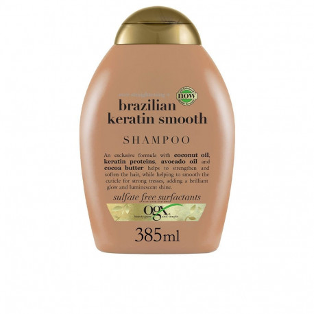 OGX Champú para cabello con QUERATINA BRASILEÑA 385 ml